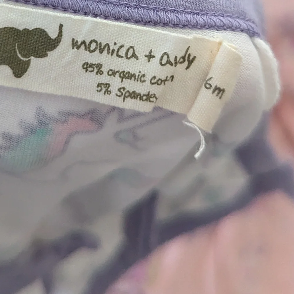 Girls Baby Monica & Andy Unicorn Rainbow Kimono One Piece 3-6 Months